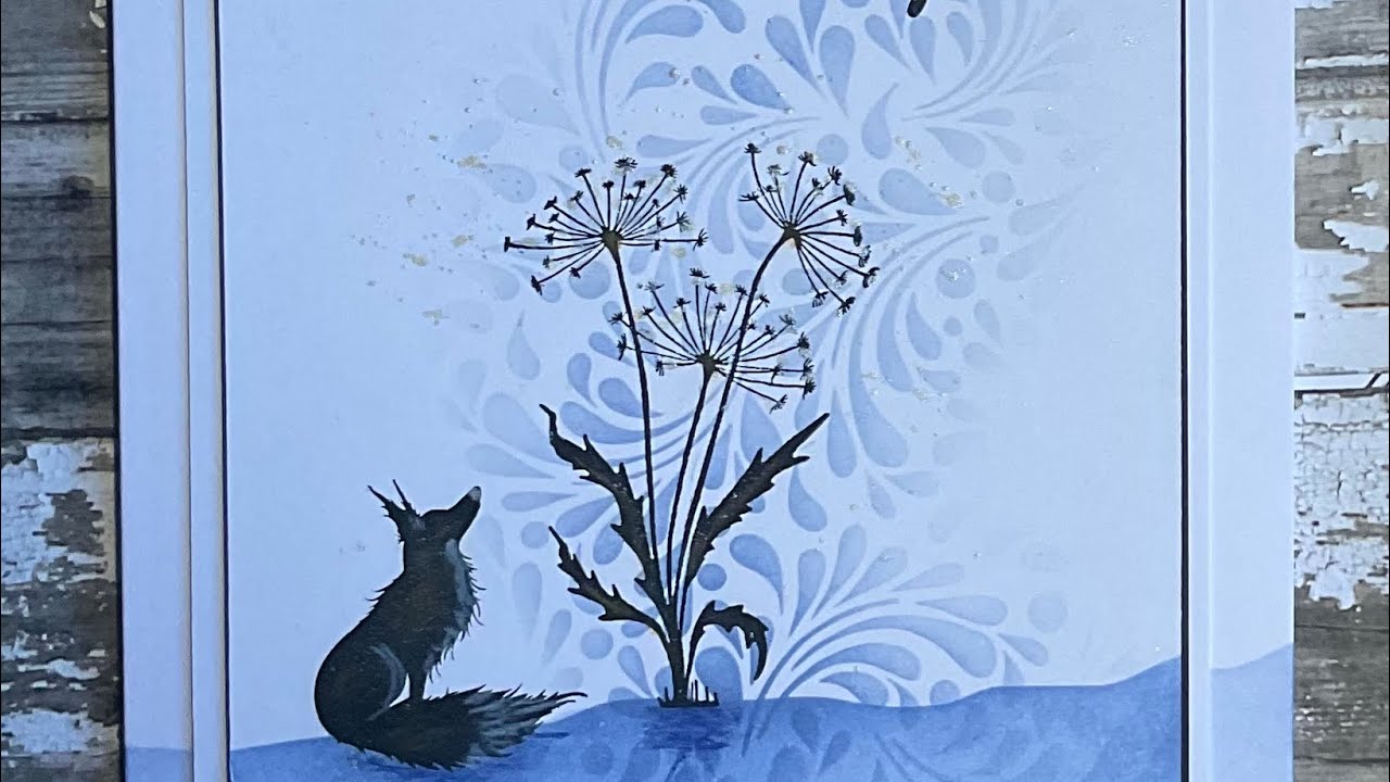 Dandelion wishes design by Jo Rice #laviniastamps