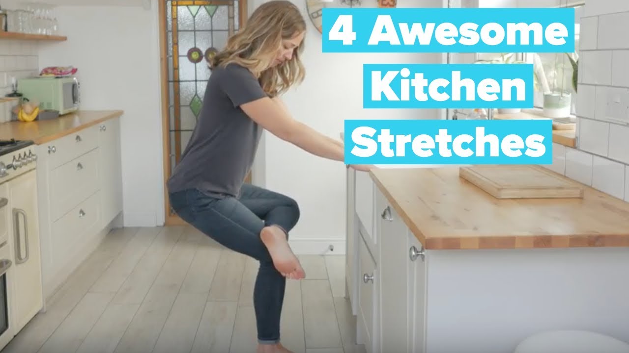 Kitchen Stretches for Tight Hips and Shoulders