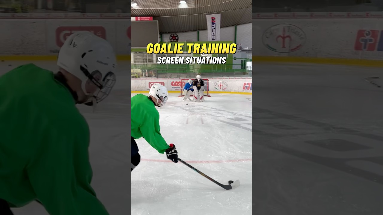 Working on screen situations 🥅💪🙂