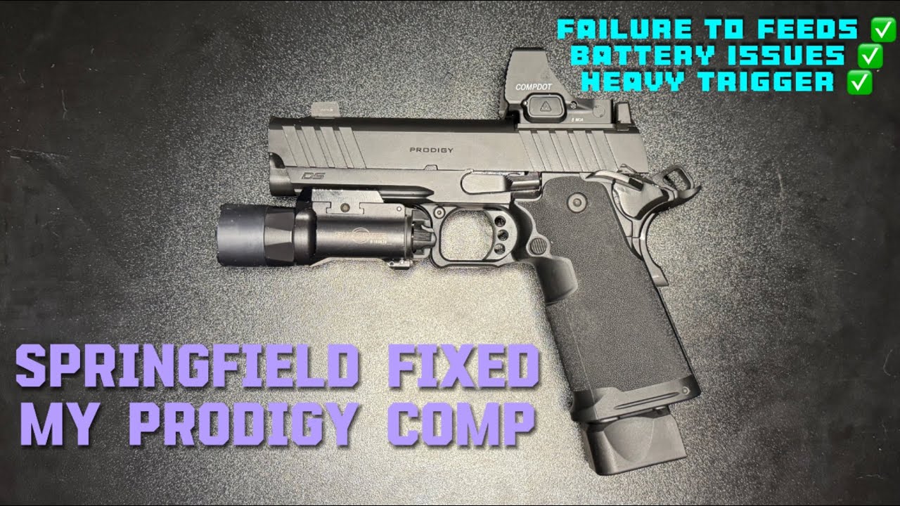 SPRINGFIELD FIXED MY PRODIGY COMP! (Prodigy Issues, Troubleshooting and Warranty Process)