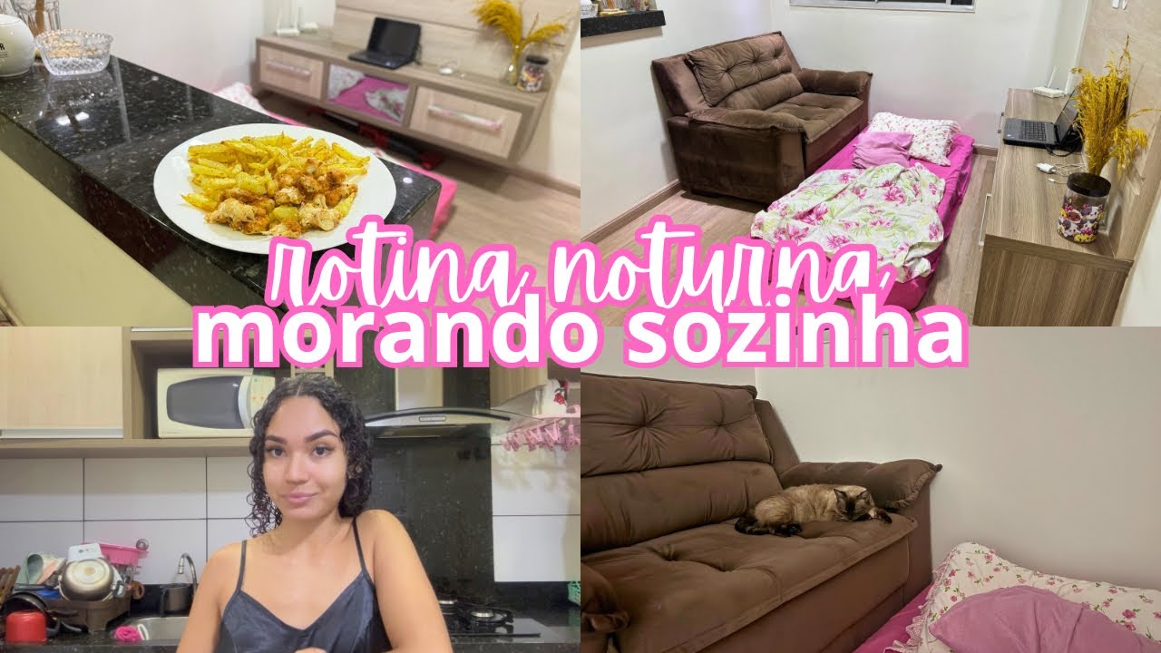 VLOG: ROTINA DA NOITE MORANDO SOZINHA| Autocuidado| Brigadeiro + Descanso🩷✨