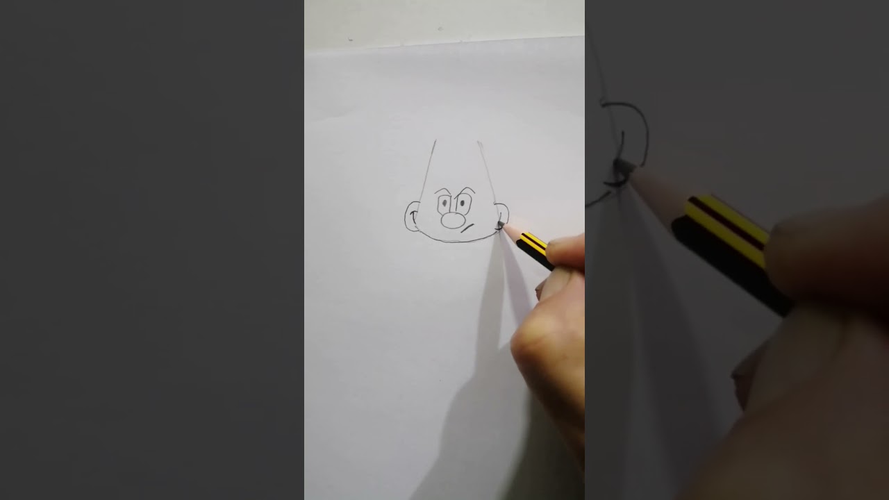 How to draw Grouchy Smurf #smurf #drawing #easyandfast