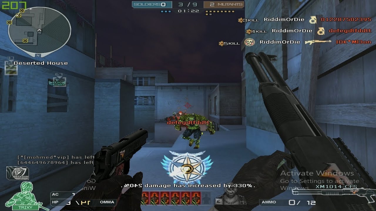Crossfire West (Đột Kích Bắc Mỹ) 2.0: XM1014-CFS | Zombie v4