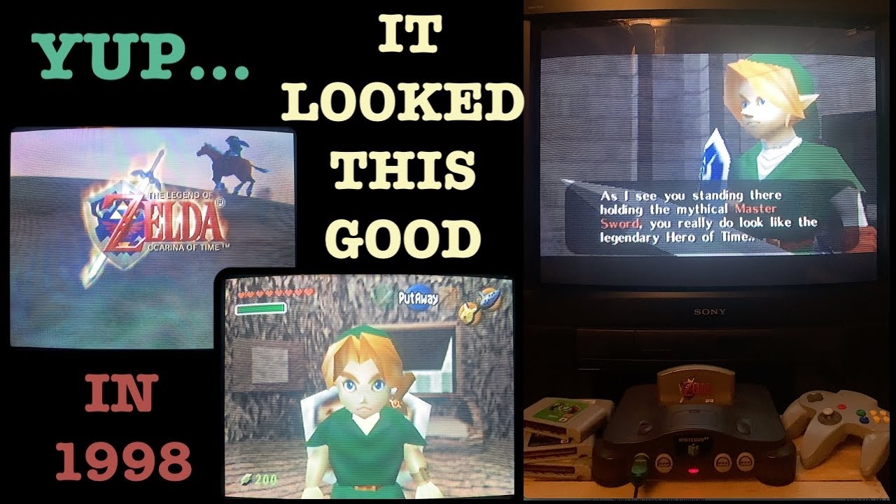 TLOZ Ocarina of Time - Real N64 Hardware on 1992 32