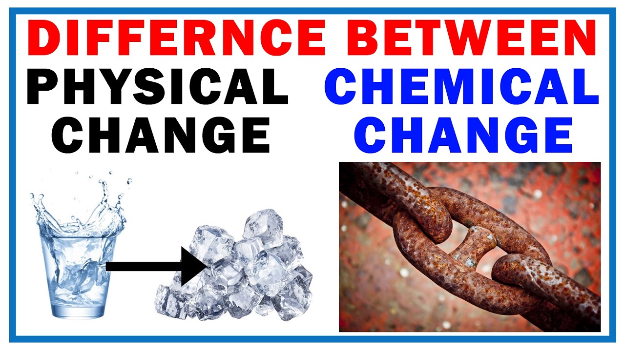 Difference between Physical and Chemical change | Examples| New Oxford Secondary Science 7 | Grade7