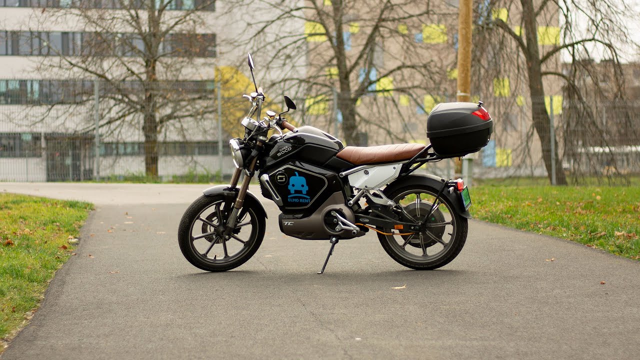 Обзор Super Soco TC — электрический мопед Cafe Racer