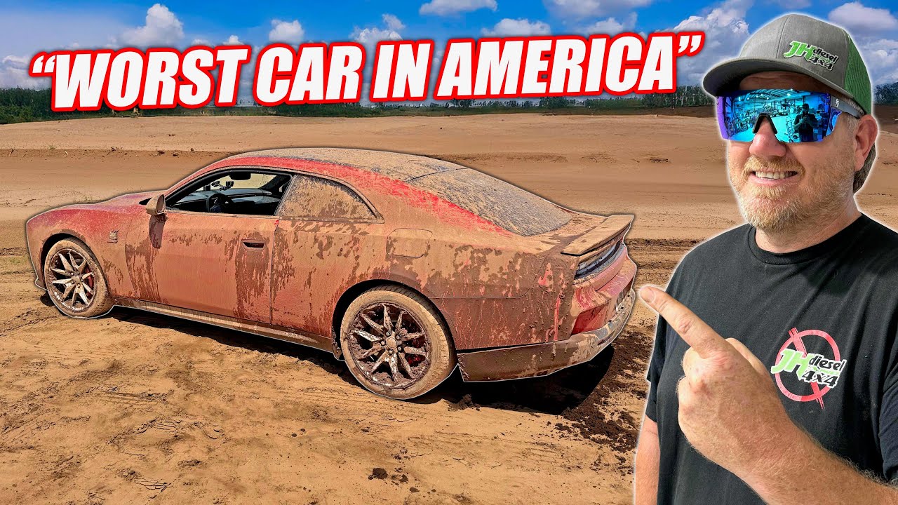 Тест электромобиля Dodge Charger от Cleetus McFarland