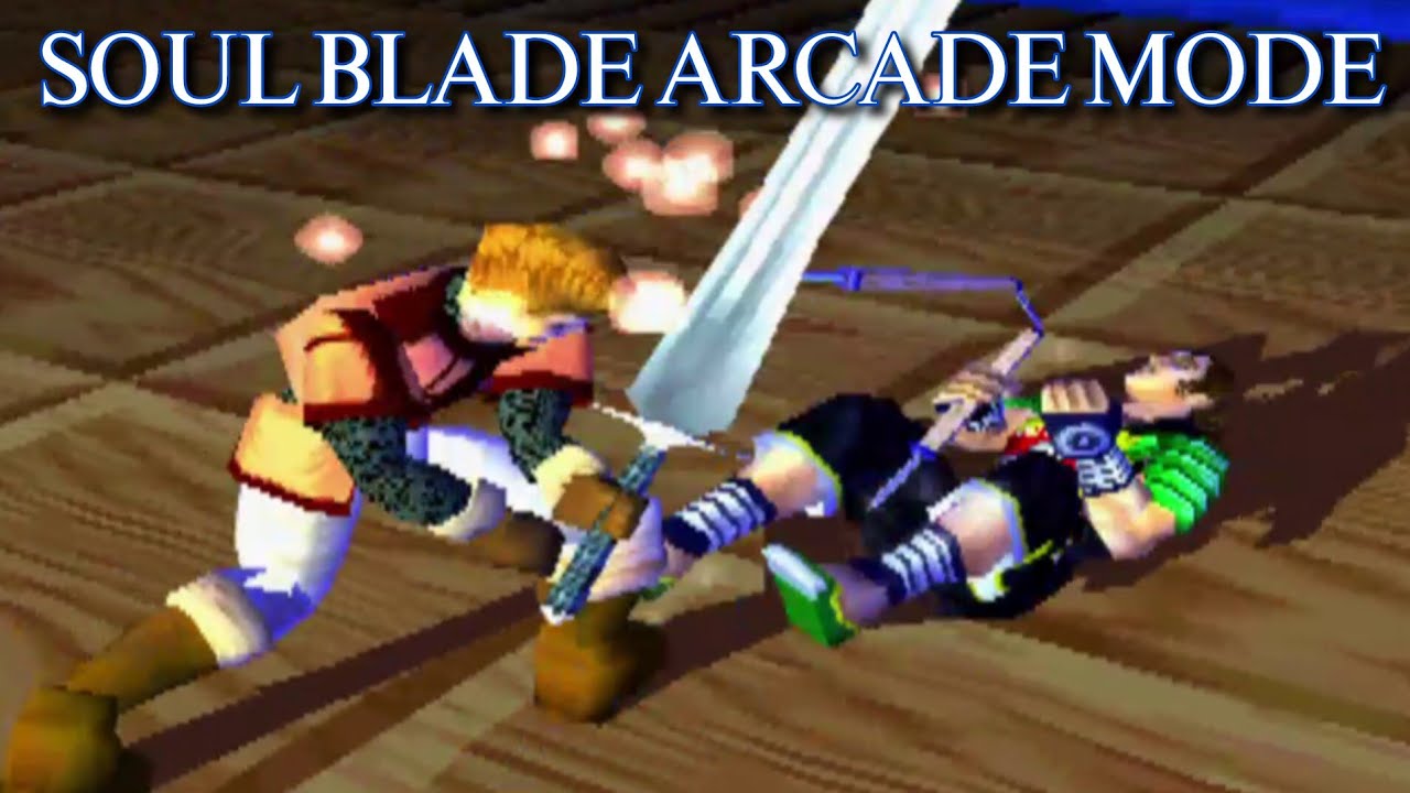 Soul Blade (PS1) - Siegfried Arcade Mode (Both Endings Included)