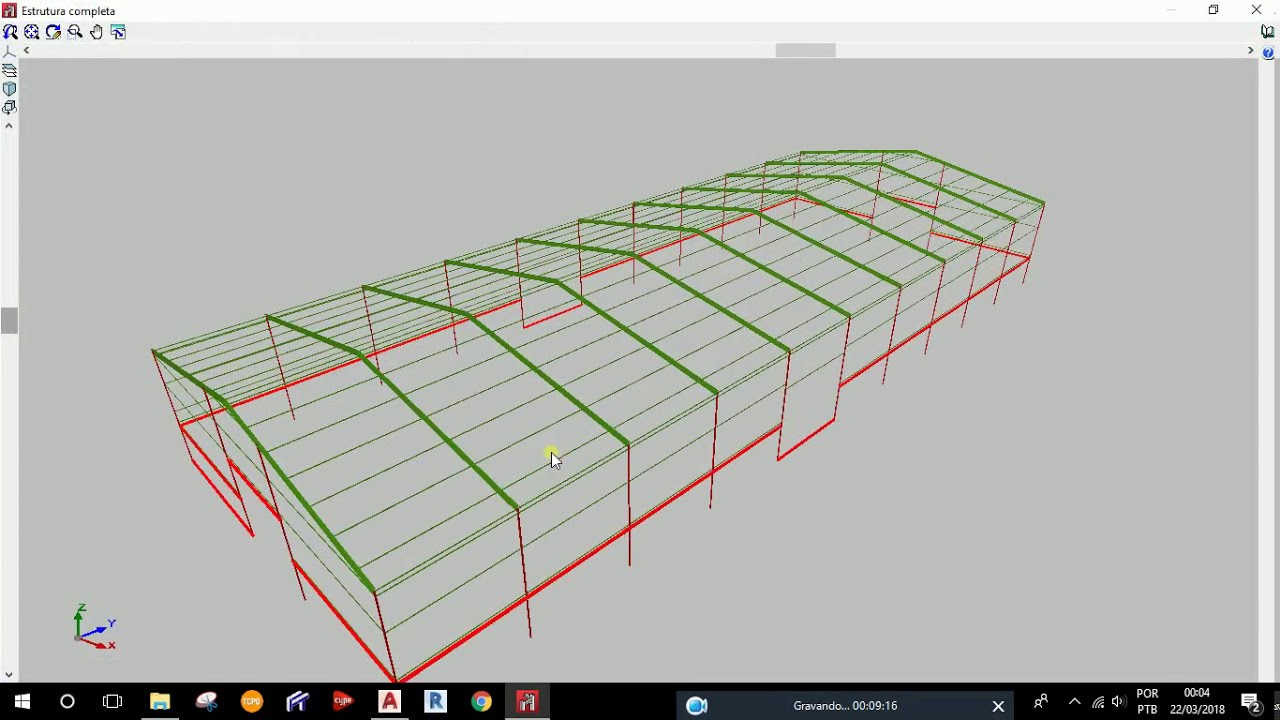 CypeCad - Cype 3D - Lançamento de Estrutura Metálica