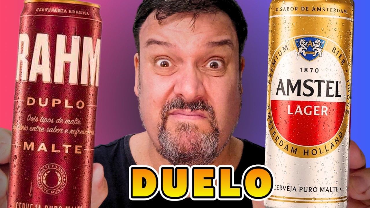 Duelo Amstel x Brahma Duplo Malte (cervejas para churrasco!)