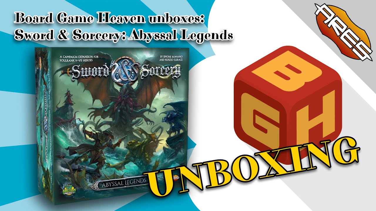 Настольная игра Heaven Unboxing 246: Sword & Sorcery: Abyssal Legends (ARES Games) Ужасы из глубин!