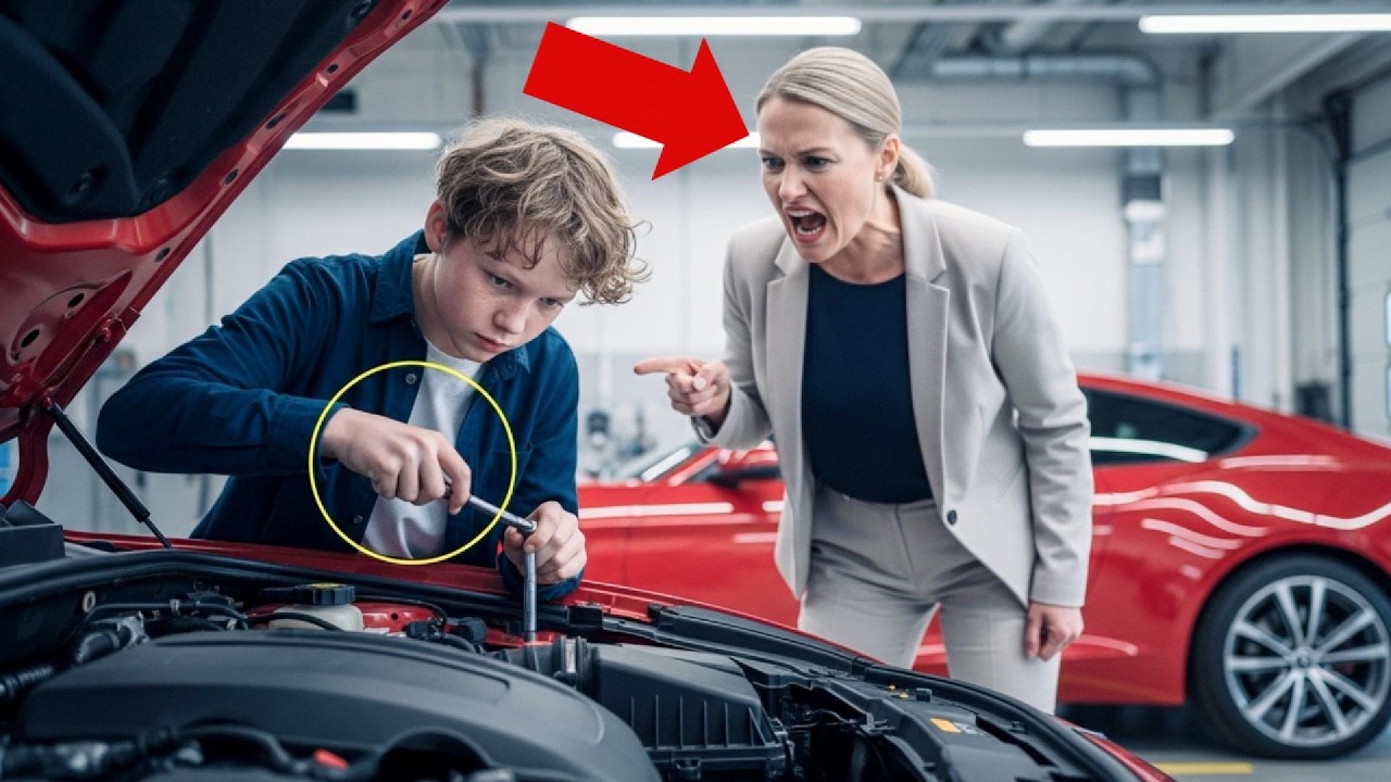 Miljonäärinainen huutaa pojalle Ferrarista — hän korjaa sen ja hiljentää kaikki!
