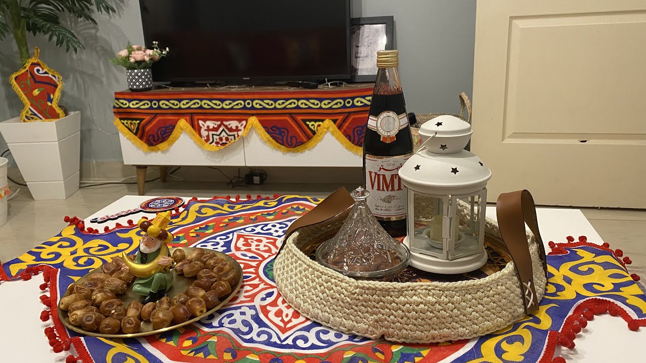 جوله في بيتي بعد فرش زينه رمضان 💕