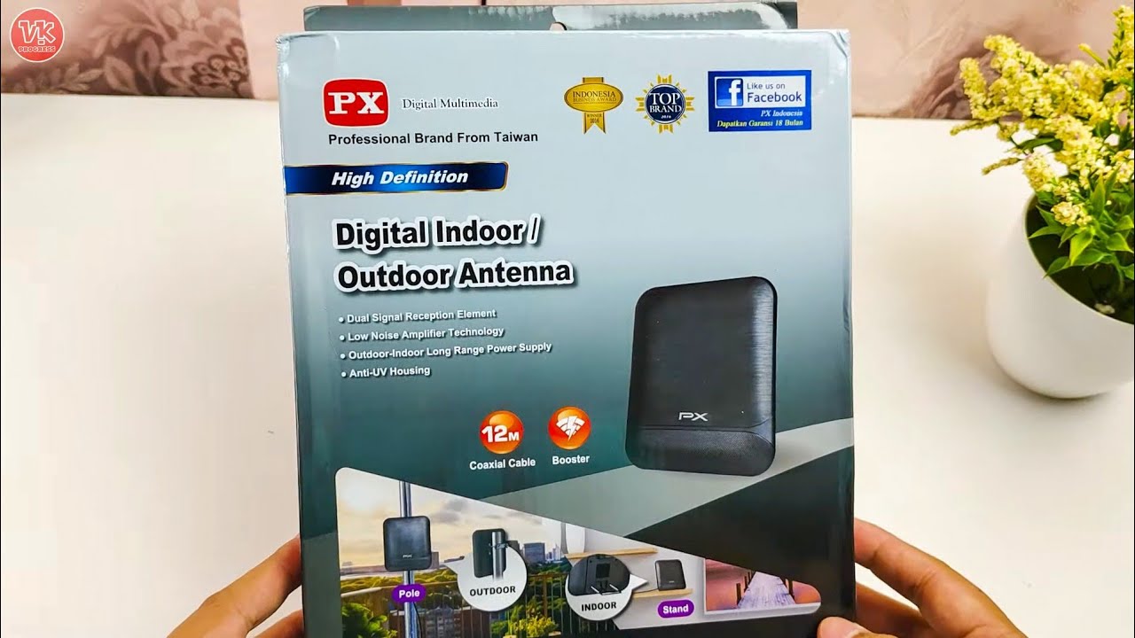 ANTENA DIGITAL INDOOR OUTDOOR TERBAIK - PX DA-6000