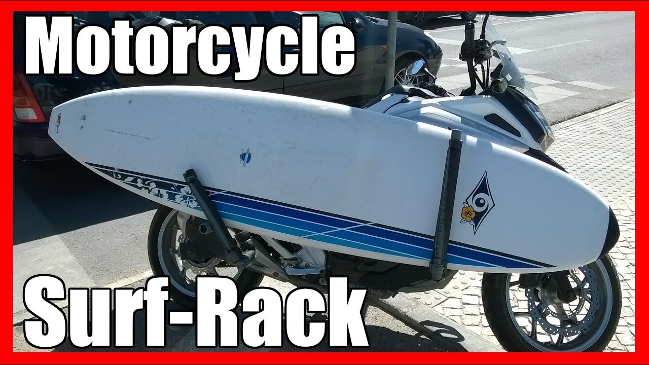 Honda NC750x - Built a Surf rack for my motorcycle and Crashed... twice!