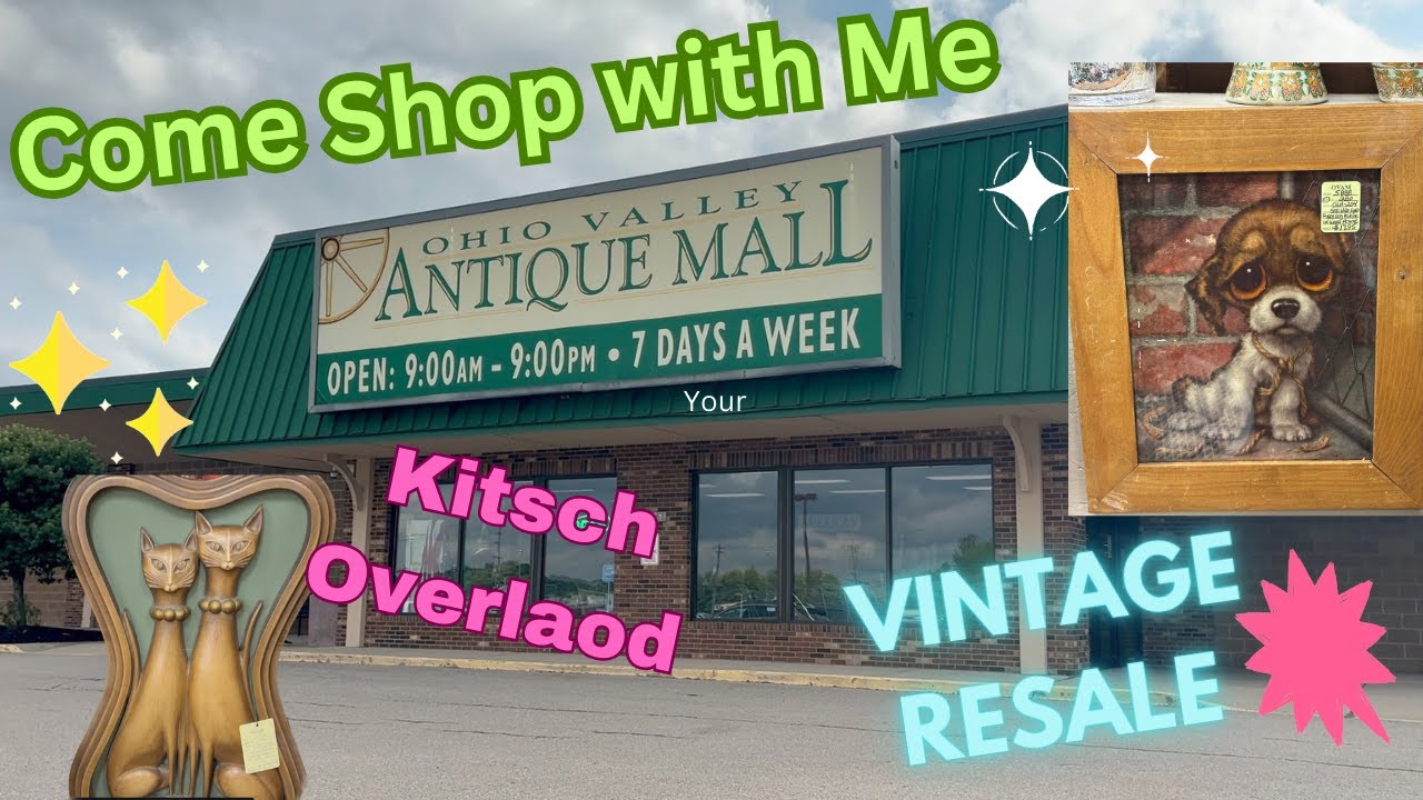 I'm a newbie and it shows! Vintage Shopping for Resale-Profit 550+ Dealers! Kitsch Overload!
