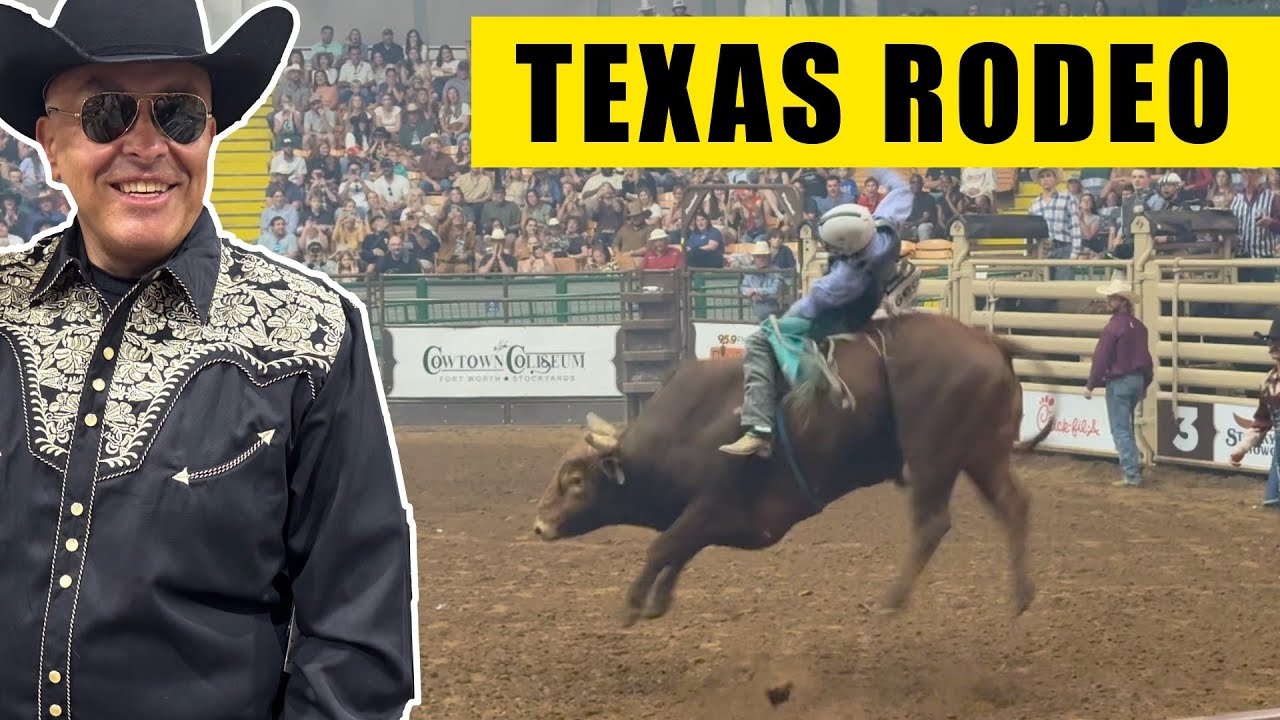 Stockyards Championship Rodeo Fort Worth z komentarzem eksperta Texas 49