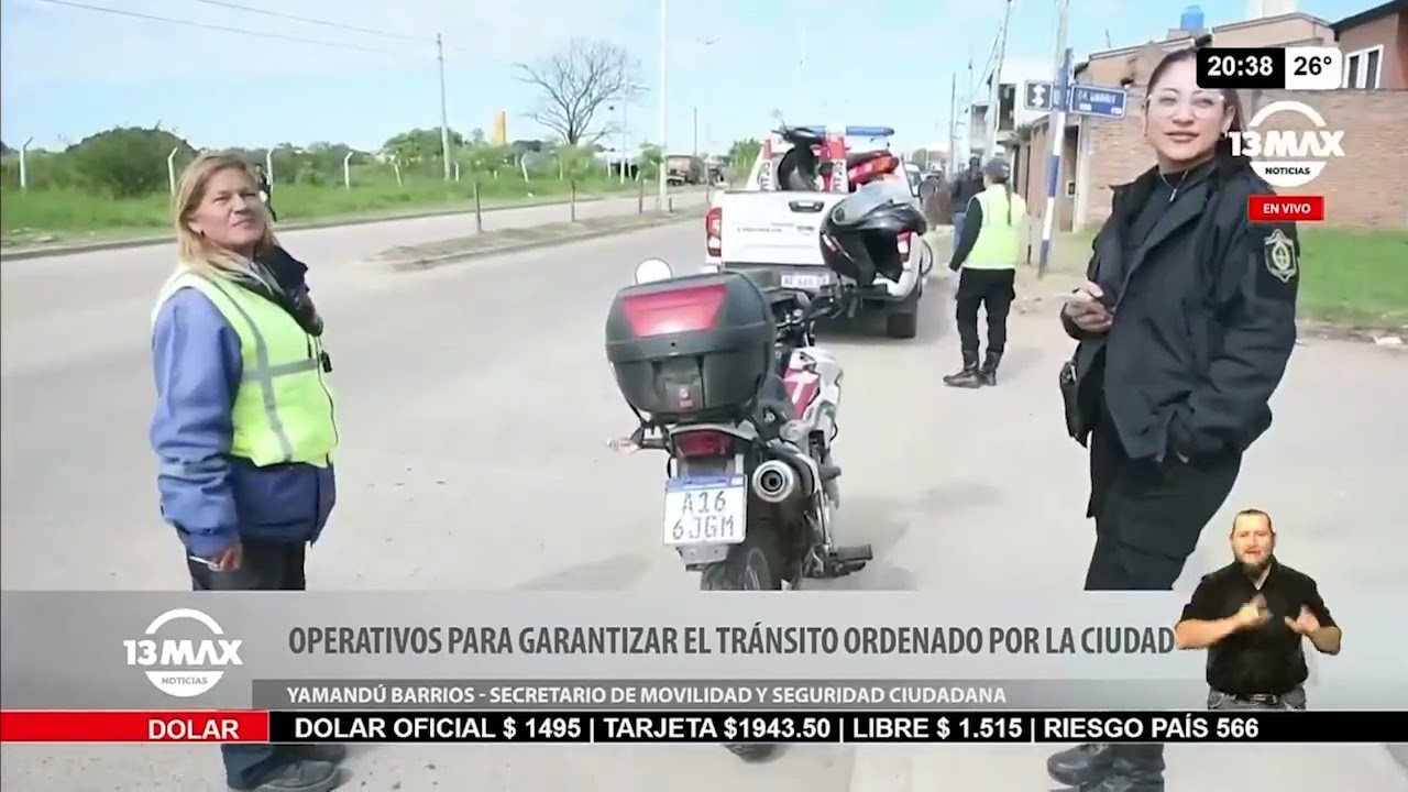 Operativos para garantizar el tránsito ordenado por la Ciudad - Yamandú Barrios