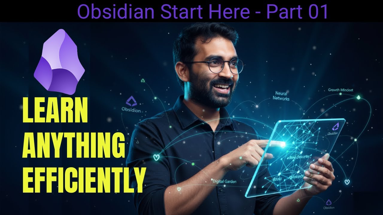 Obsidian Start Here &ndash; Learn note-taking & connection-making step by step | Part 01