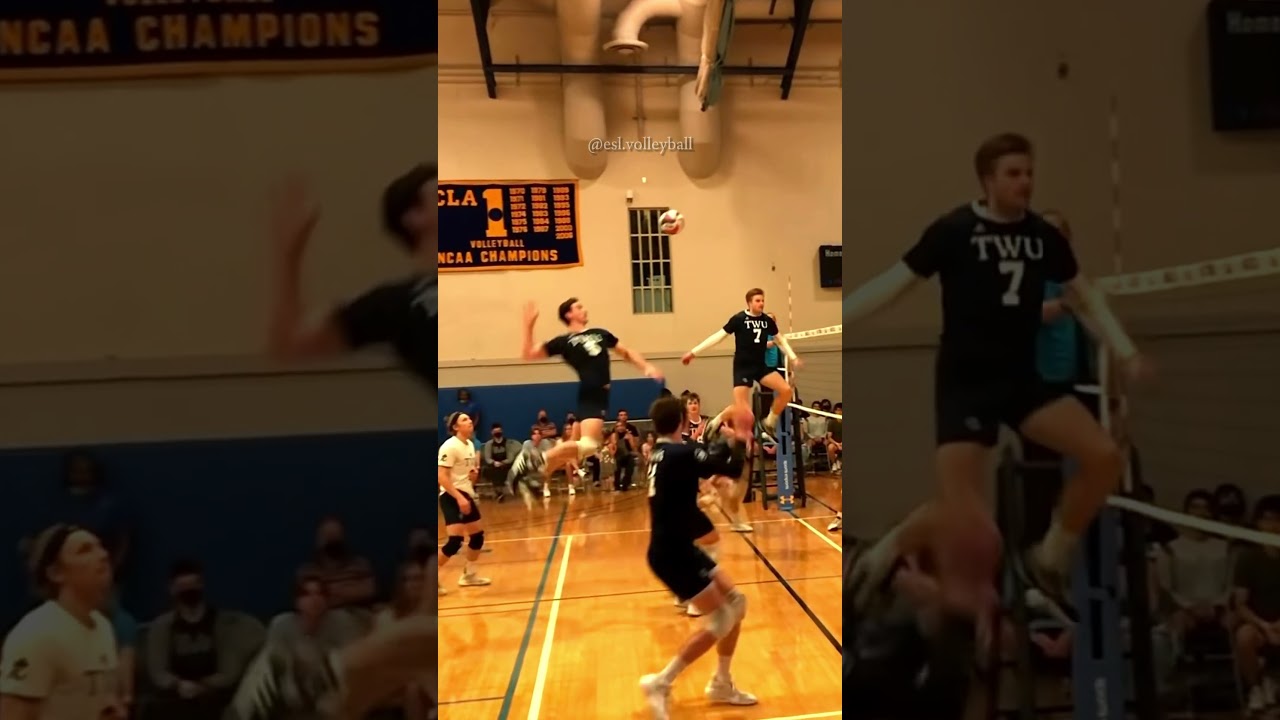 The last spike was like thunder! 🌩️🤯 #volleyball #edit #spike #shorts