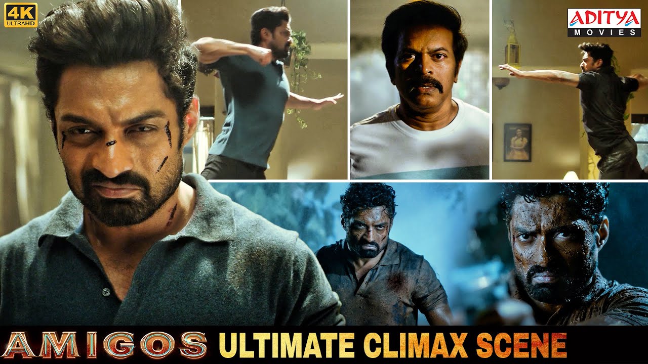 Amigos Hindi Dubbed Movie Ultimate Climax Scene | Nandamuri Kalyan Ram | Ashika | Aditya Movies
