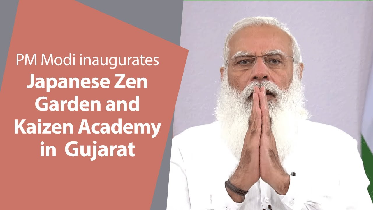 PM Modi inaugurates a Japanese Zen Garden and Kaizen Academy in Ahmedabad, Gujarat | PMO