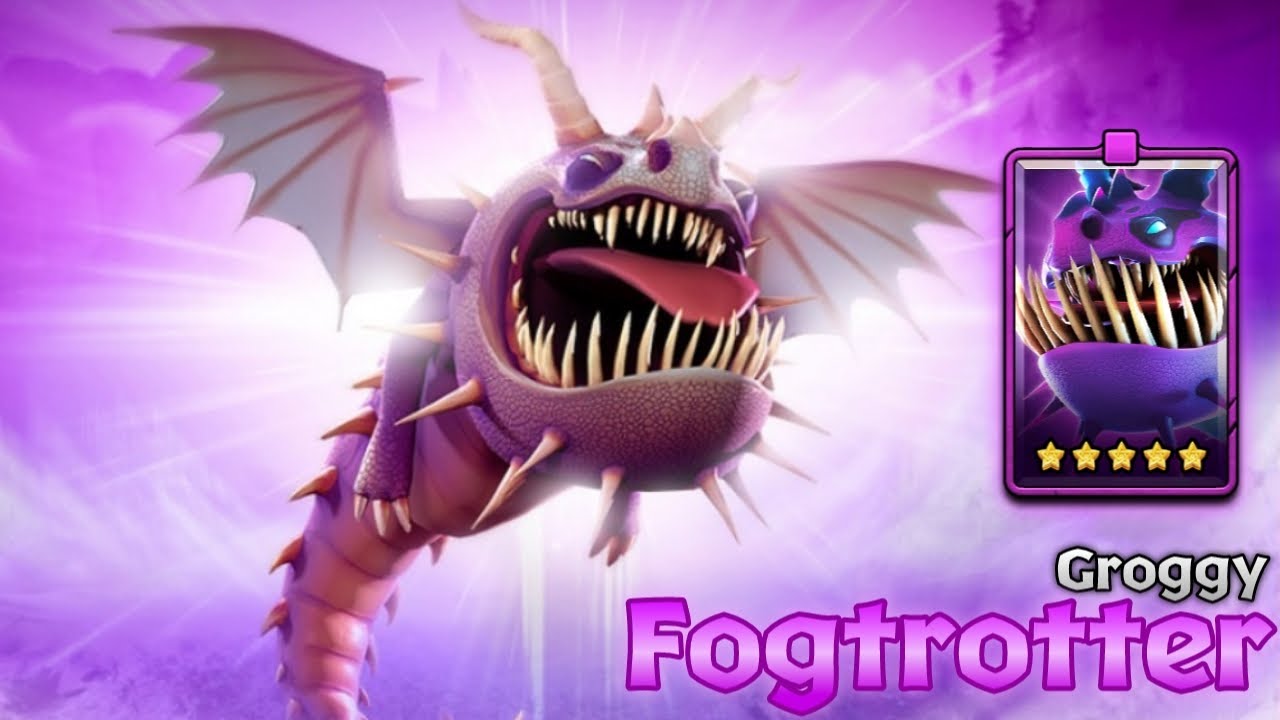 Groggy Fogtrotter - Unlocked 5-Star Premium Hybrid Purple Humbanger | Dragons: Titan Uprising