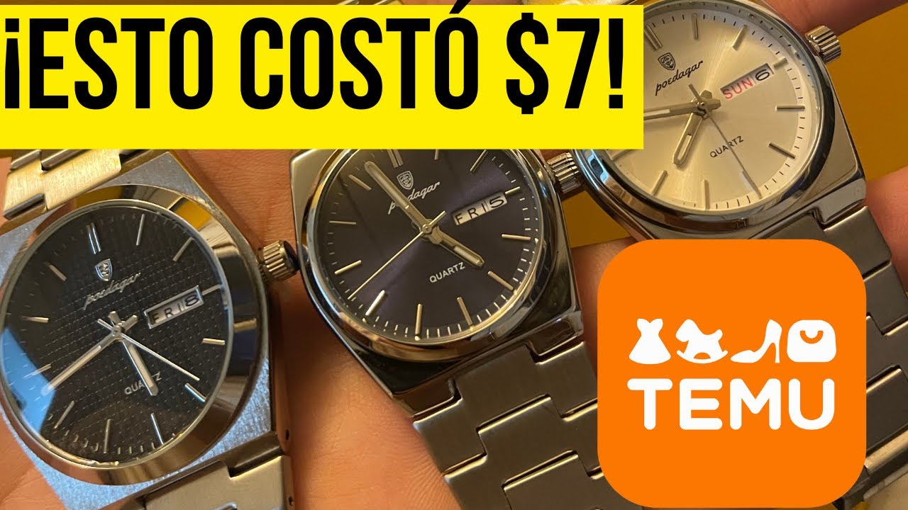 3 relojes por Temu… uno me sorprendió DEMASIADO
