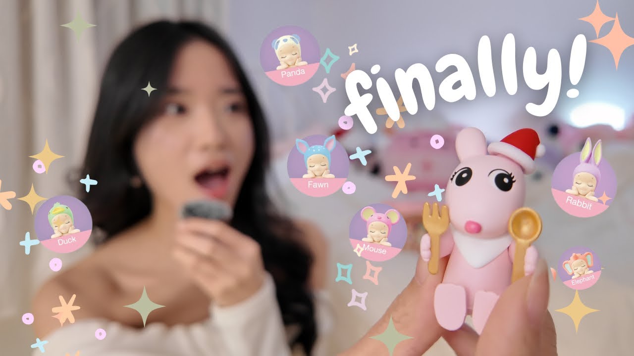 dreaming hippers + christmas dinner ROBBY | sonny angel unboxing 🎄🍽️