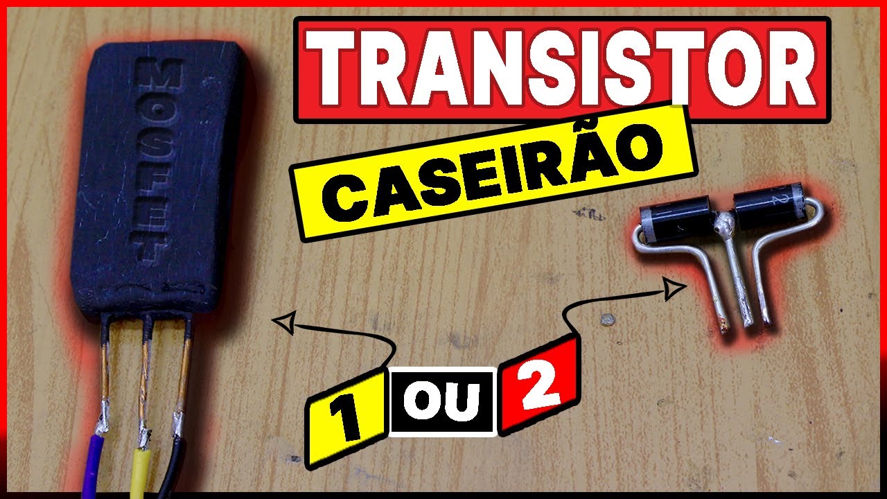 TRANSISTOR CASEIRÃO ! realmente ficou PODEROSO TBJ e MOSFET?