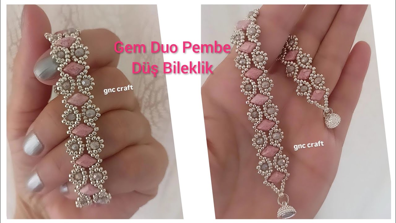 GEMDUO PEMBE D&Uuml;Ş BİLEKLİK  GEMDUO PINK DREAM BRACELET