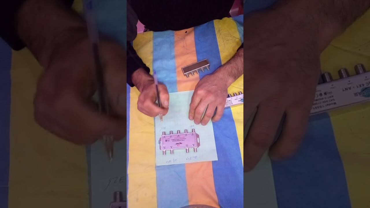 كيفية دمج سويتش  8x4  4x4DiaZik حصول على عددالاقمار