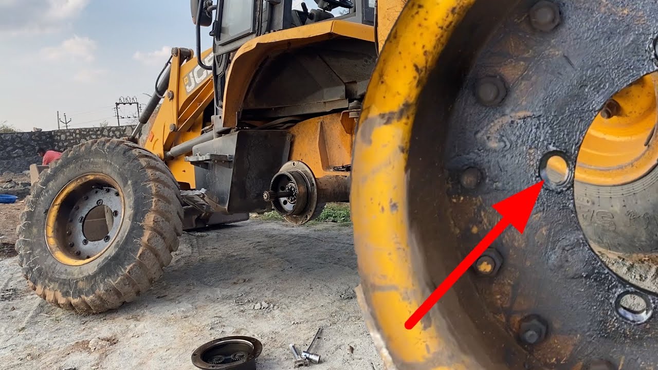 Jcb 3dx rear wheel disc problem