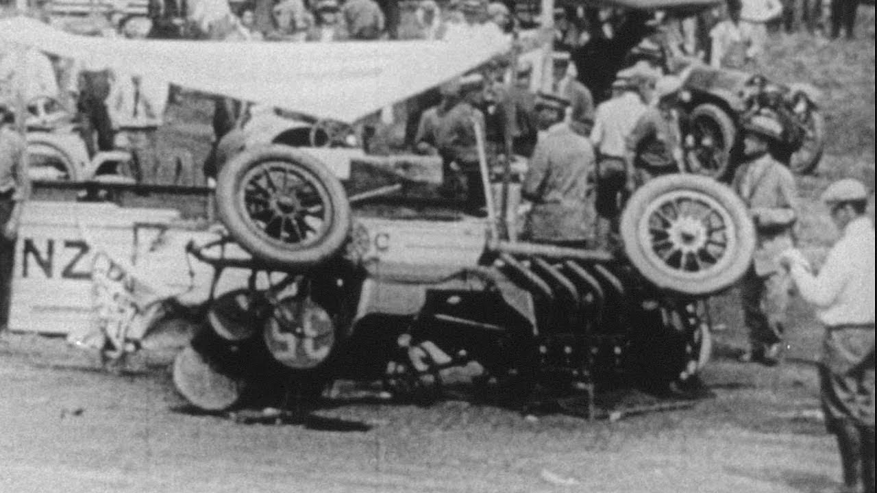 The First Ever Indianapolis 500 (1911) Film Footage | 16mm Film Scan