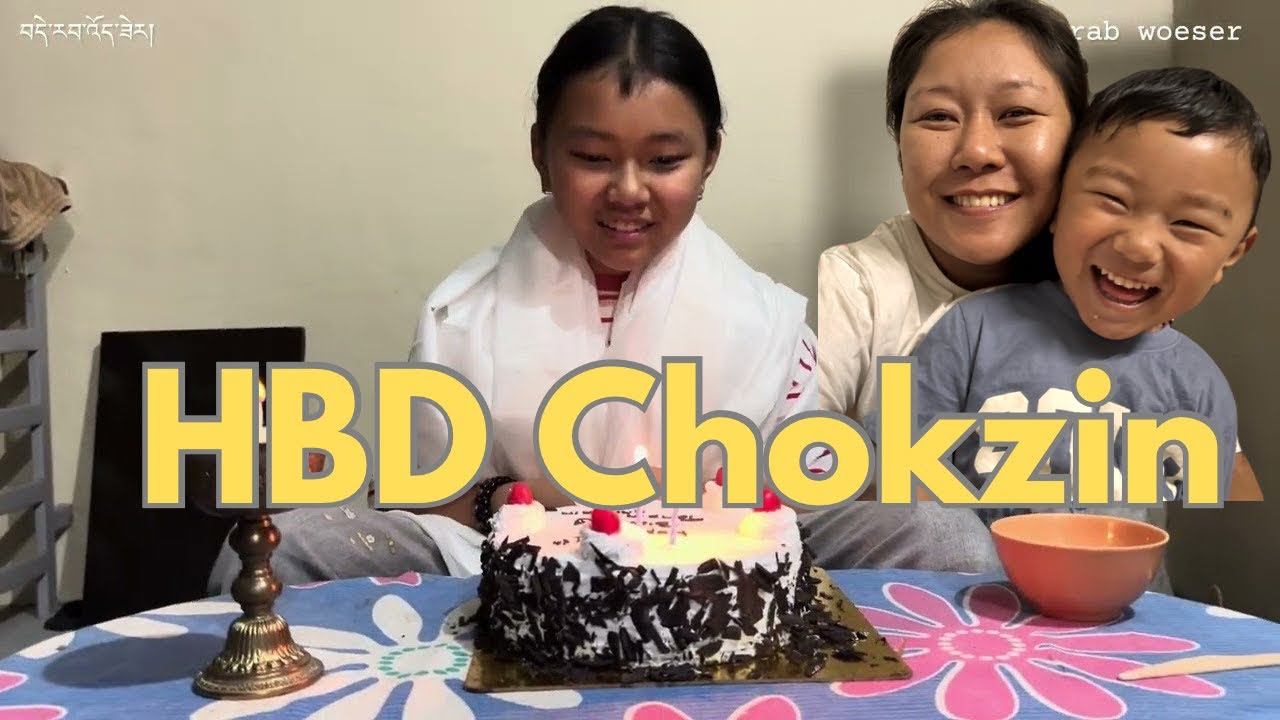 Chokzin’s 11th Birthday celebrations with family || Kollegal Tibetan vlogger || Derab woeser 