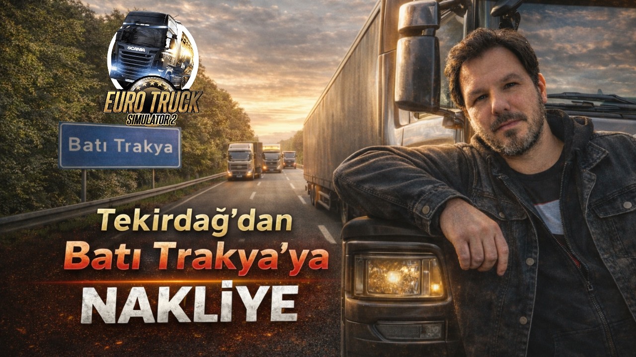 🚛 ETS 2 |TEKİRDAĞ'DAN BATI TRAKYA'YA  |TEHLİKELİ YOLLAR