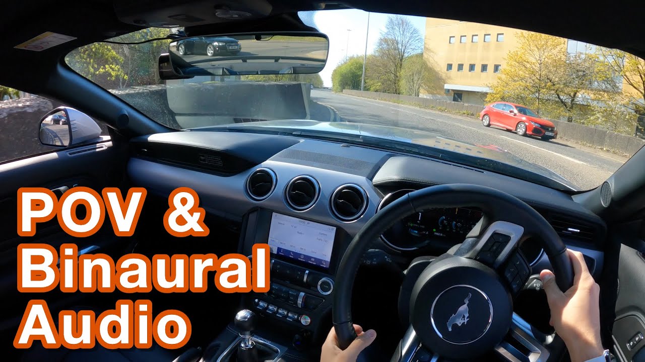 Petrol Run - POV drive with Binaural Audio using Sound Professionals MS-TFB-2 - ASMR (maybe)