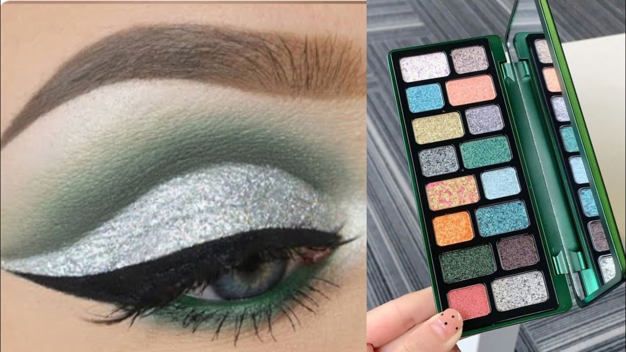 Natural cut crease eye makeup tutorial party eye makeup for beginners practice on eye dummy 