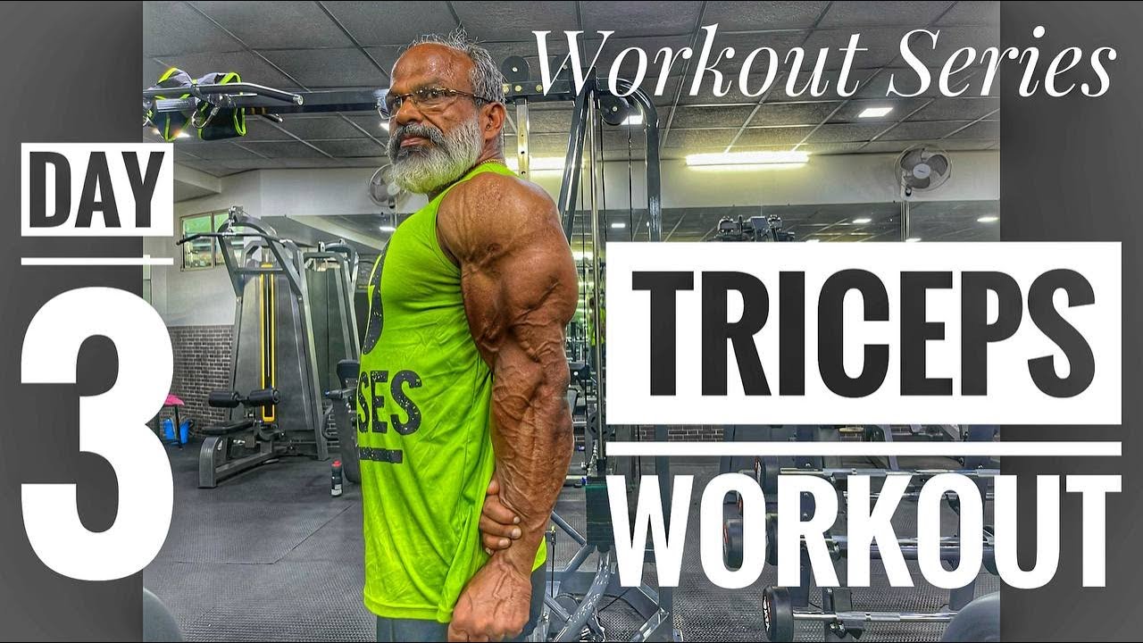 BEST TRICEPS WORKOUT-DAY 3-WORKOUT SERIES