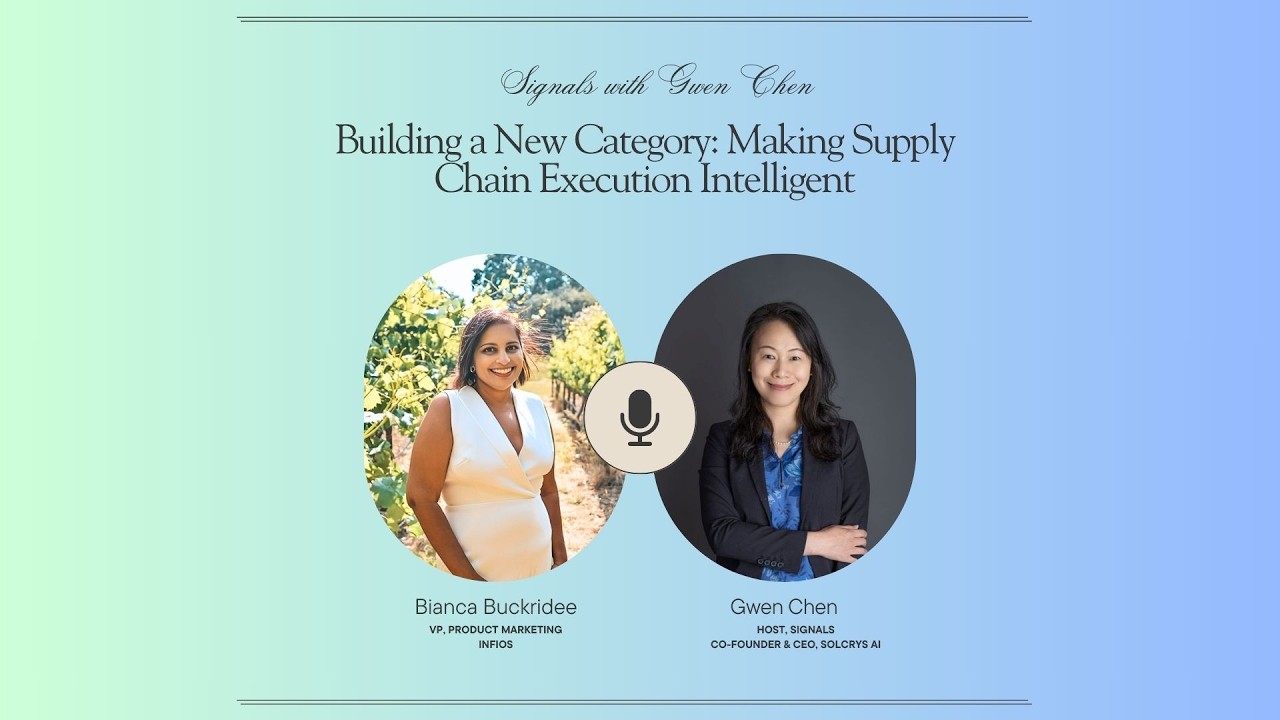 S2 E5 | Building a New Category: Making Supply Chain Execution Intelligent | Infios | VP PMM