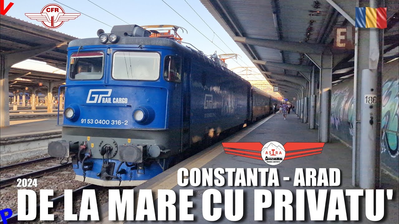 Constanta - Arad cu Astra | Calatorie cu trenul privat de lux la vagon cuseta de 4 paturi