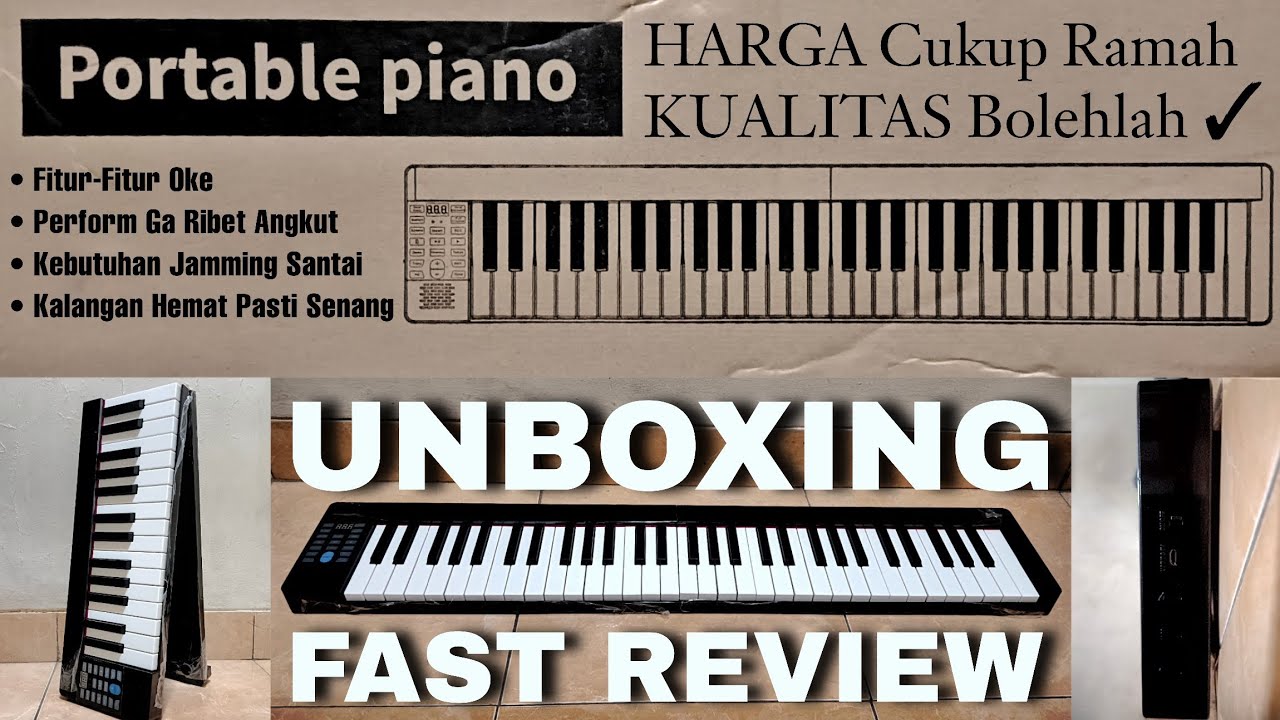 Piano Tilep Portable | Unboxingkat | Tat Tit Tut 🤸🏻 OKE JOSS