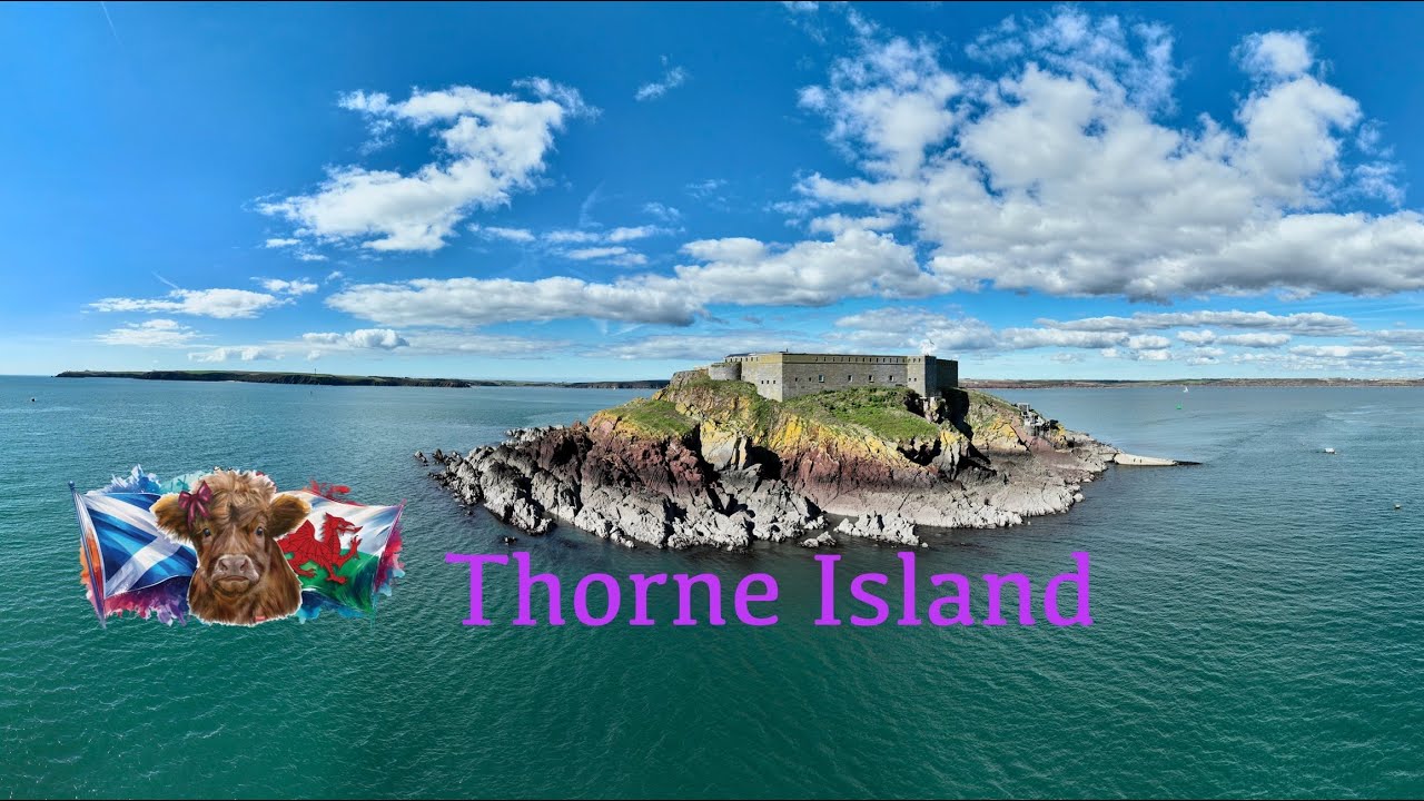 Thorne Island #dji #travel #pembrokeshire 