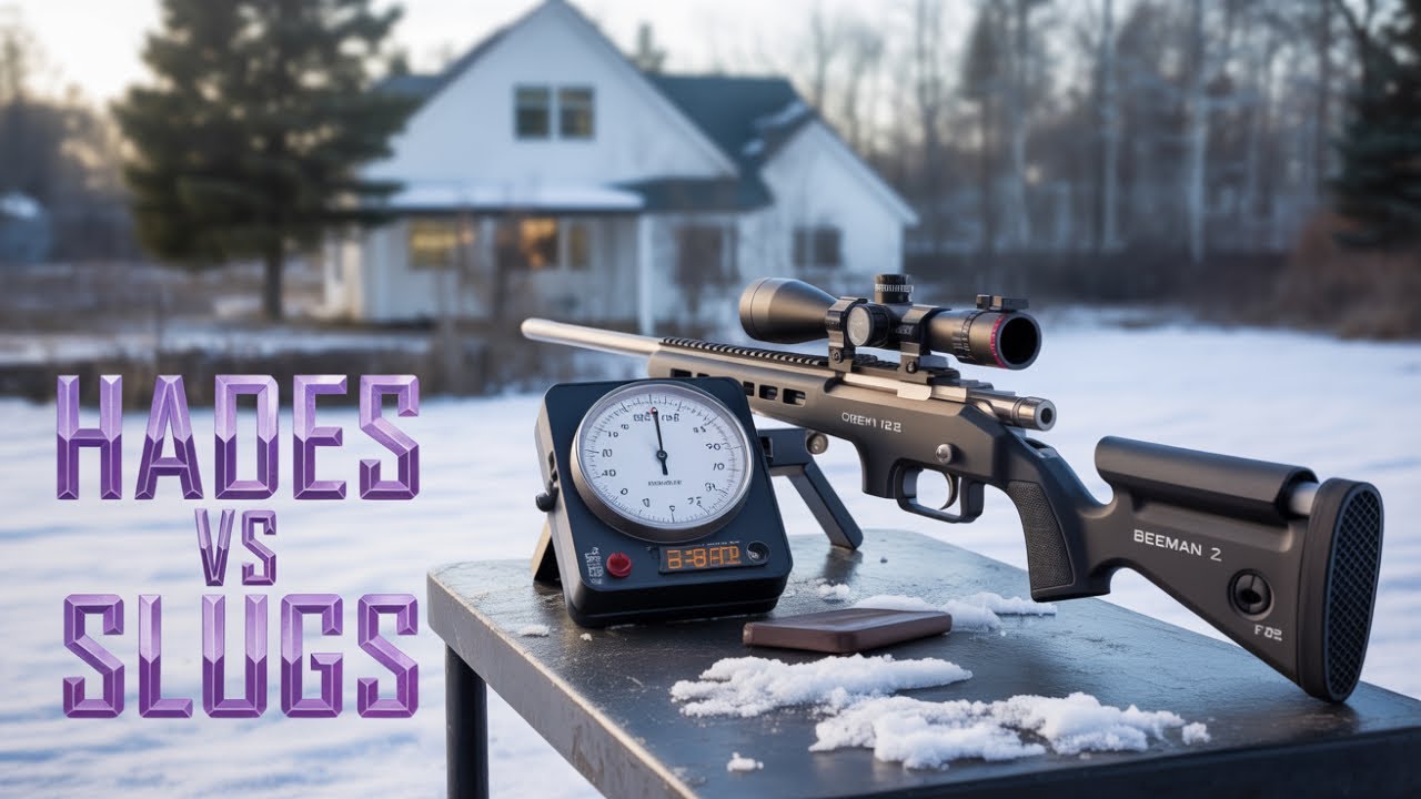 Тестирование боеприпасов Beeman Chief 2: Hades против Slugs