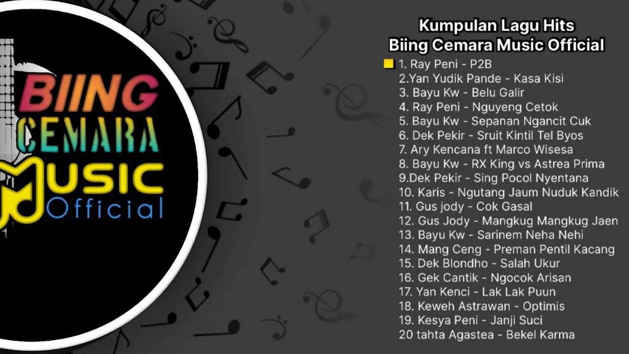 KUMPULAN LAGU HITS BIING CEMARA MUSIC OFFICIAL