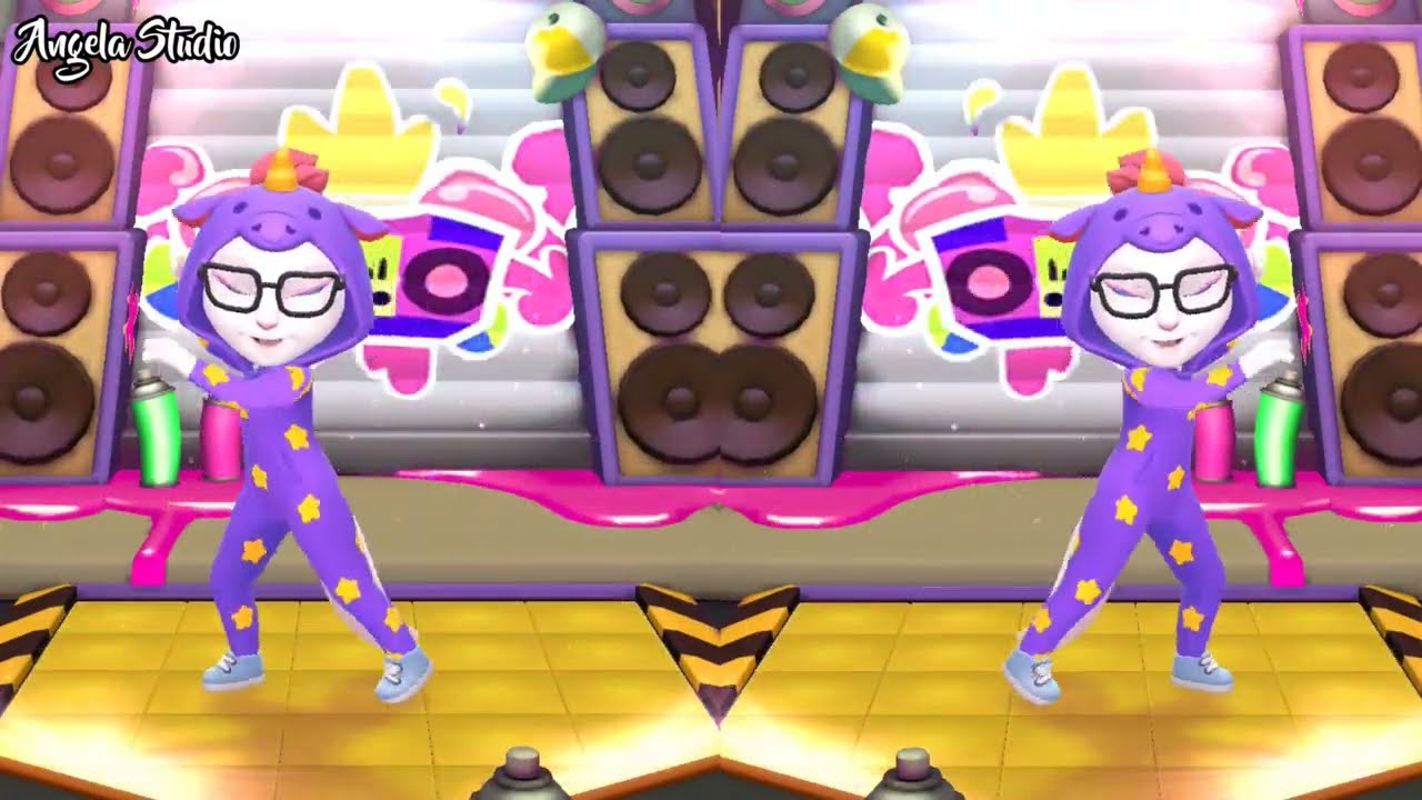 Cute Talking Angela Dance Tiktok Viral Song | Angela studio