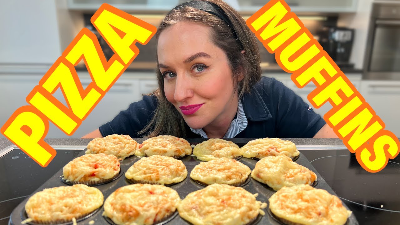 Das EINFACHSTE Pizza Muffins Rezept, das du je gesehen hast