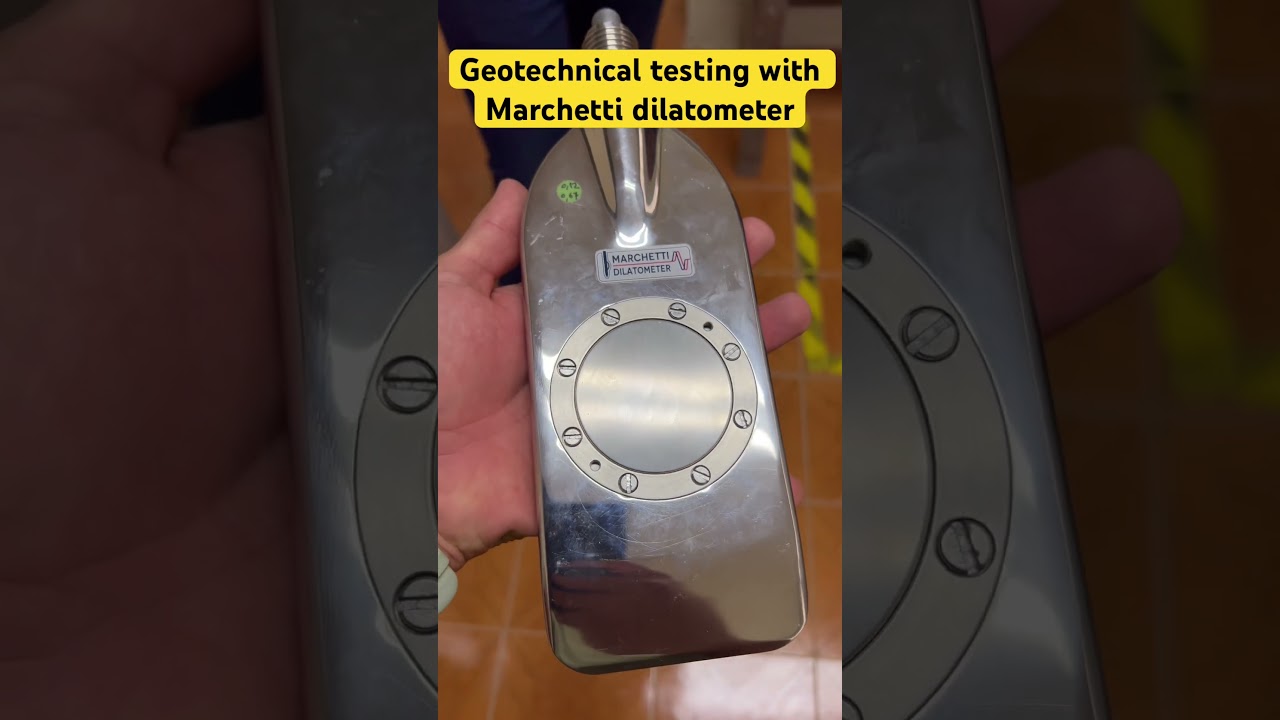 DMT - Geotechnical testing with Marchetti Dilatometer
