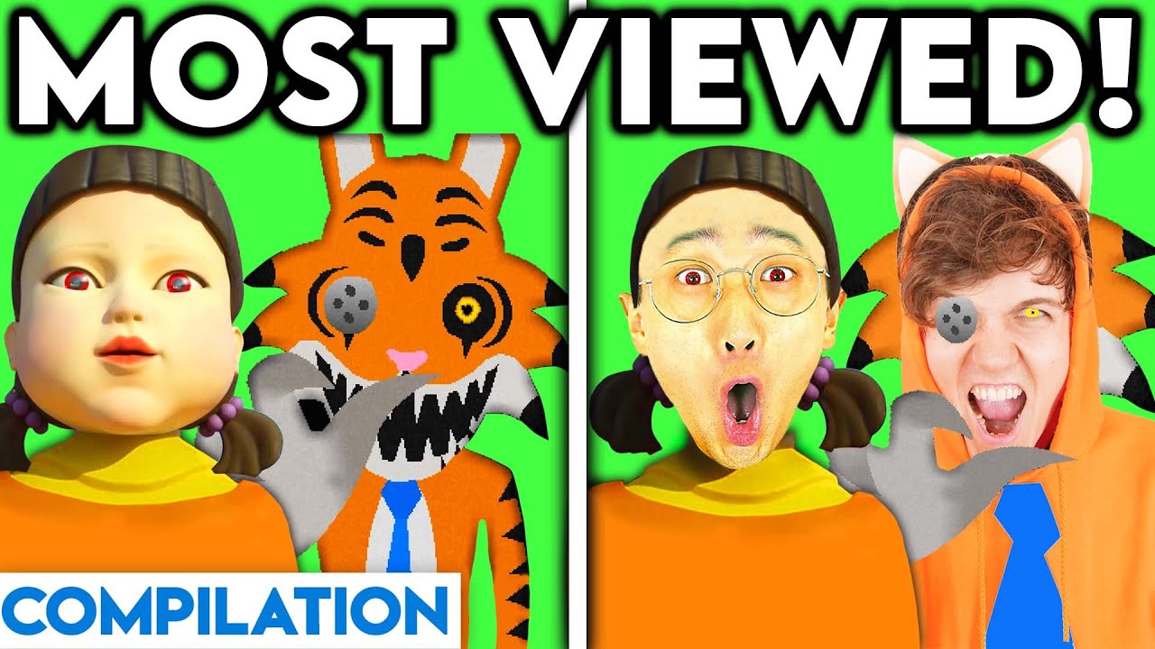 LANKYBOX TOP 25 MOST VIEWED ZERO BUDGETS COMPILATION! (MR. HOPPS, SQUID GAME, TALKING ANGELA & MORE)