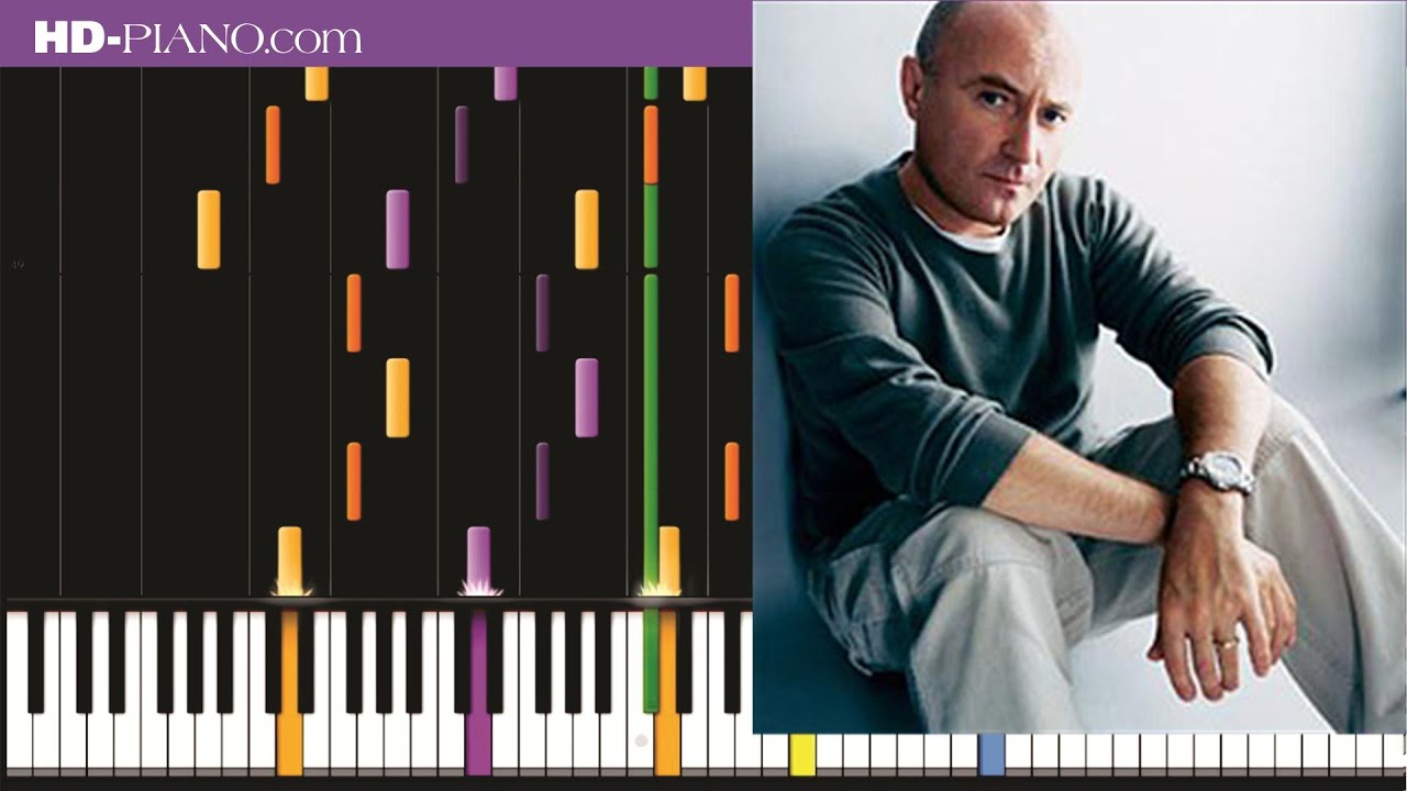 How to play Phil Collins Easy lover   Piano tutotial  100% speed